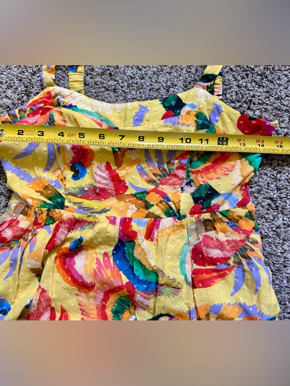 FARM Rio Yellow Multicolor Tropical Maxi Dress - Picture 8 of 13